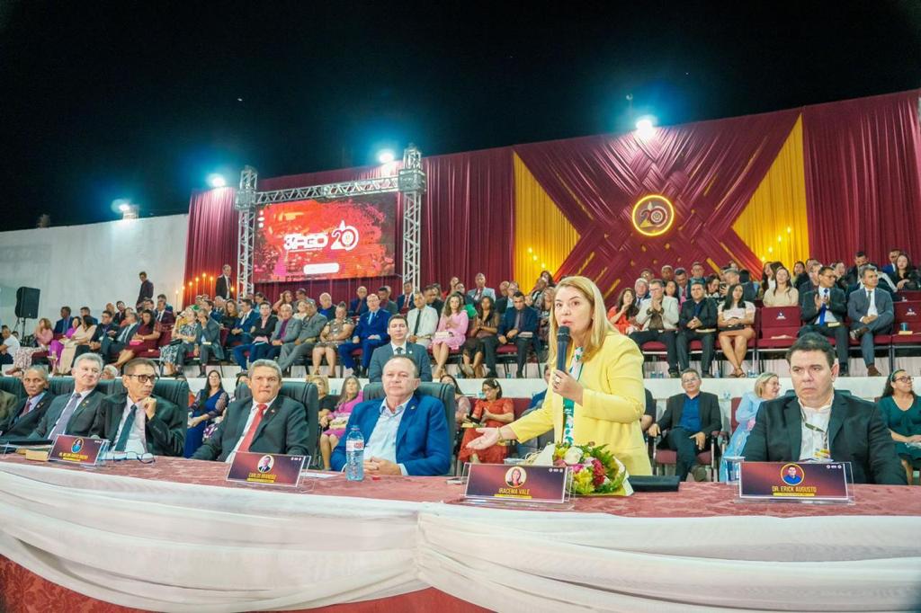 Iracema reitera compromisso com congregações cristãs durante Convenção de Pastores da Assembleia de Deus em Balsas Iracema reitera compromisso com congregações cristãs durante Convenção de Pastores da Assembleia de Deus em Balsas
