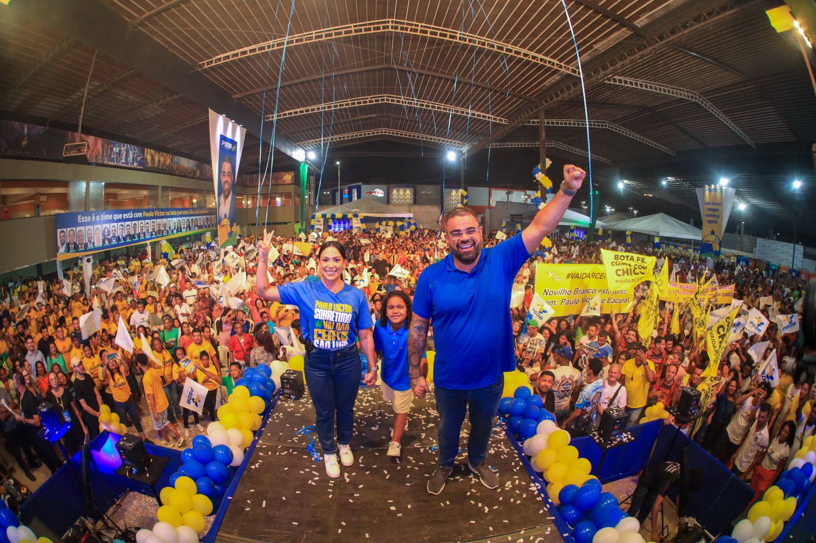 Em maior ato de filiação da história de São Luís, Paulo Victor oficializa chegada no PSDB