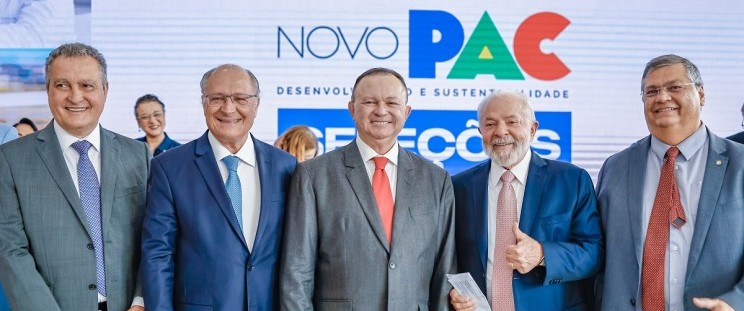 Brandão participa de lançamento do Novo PAC com recurso de R$ 136 bilhões Brandão participa de lançamento do Novo PAC com recurso de R$ 136 bilhões