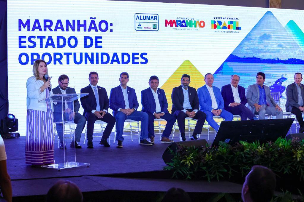 Deputados participam da celebração do marco de investimentos na produção de alumínio no Maranhão Deputados participam da celebração do marco de investimentos na produção de alumínio no Maranhão