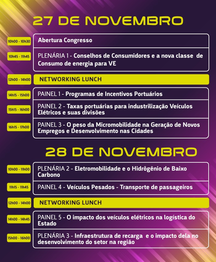Congresso C-MOVE terá vasta programação e debates sobre ampliação da mobilidade elétrica no Maranhão Congresso C-MOVE terá vasta programação e debates sobre ampliação da mobilidade elétrica no Maranhão