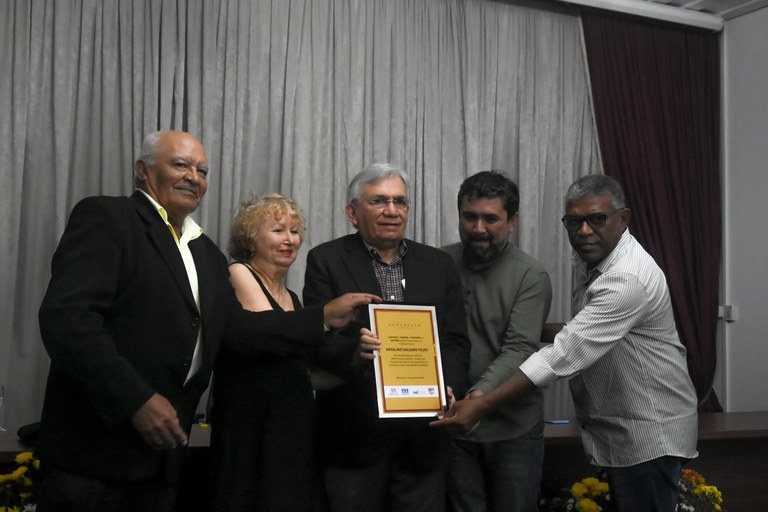 Entidades da UFMA homenageiam Natalino Salgado por avanços conquistados pela Instituição Entidades da UFMA homenageiam Natalino Salgado por avanços conquistados pela Instituição