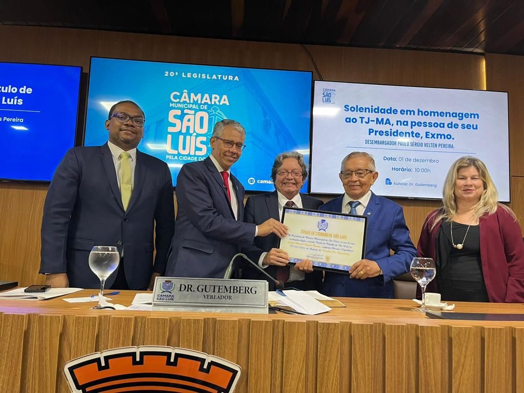 Dr. Gutemberg realiza homenagem pelos 210 anos do Poder Judiciário no Maranhão Dr. Gutemberg realiza homenagem pelos 210 anos do Poder Judiciário no Maranhão