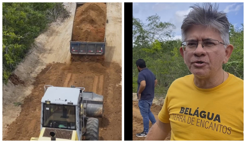 Hérlon Costa vistoria obras e confirma Carnaval das Cores em Belágua Hérlon Costa vistoria obras e confirma Carnaval das Cores em Belágua