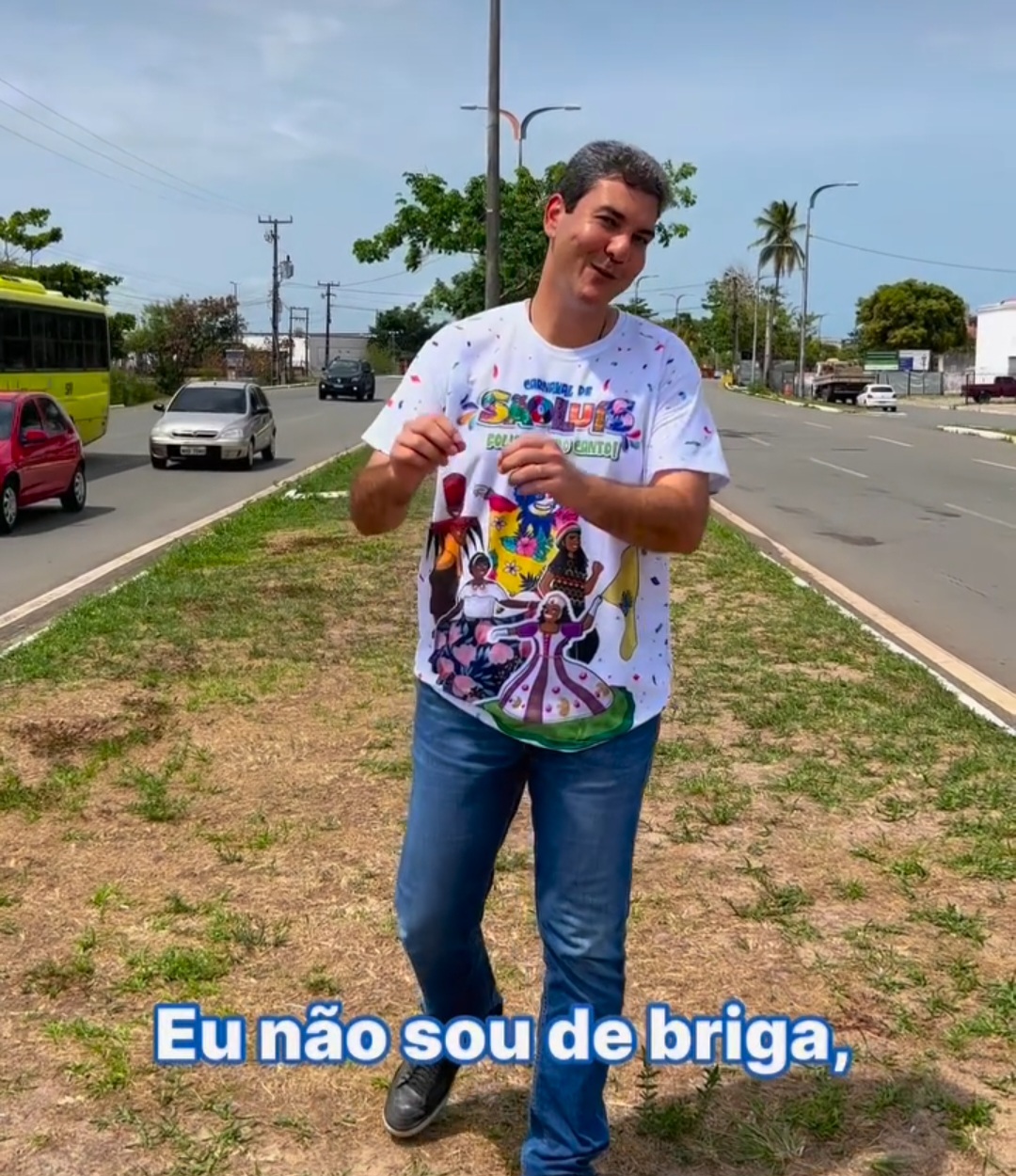 “Eu não sou de briga”, diz Braide ao anunciar seu carnaval no trecho final da Beira-Mar
