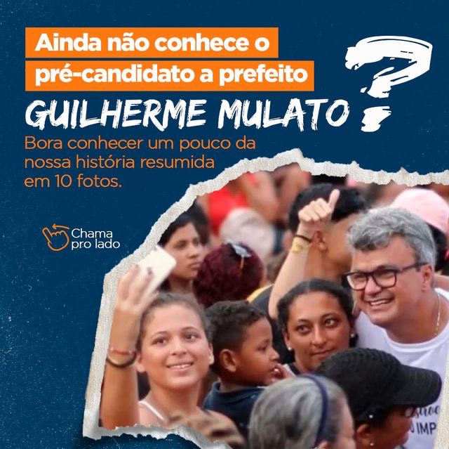 Conheça um pouco mais sobre pré-candidato a prefeitura de Ribamar, Guilherme Mulato