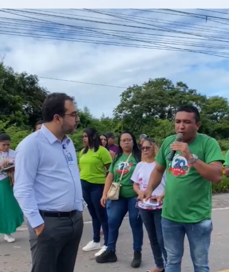 Lider comunitário realiza manifestação na área Itaqui-Bacanga