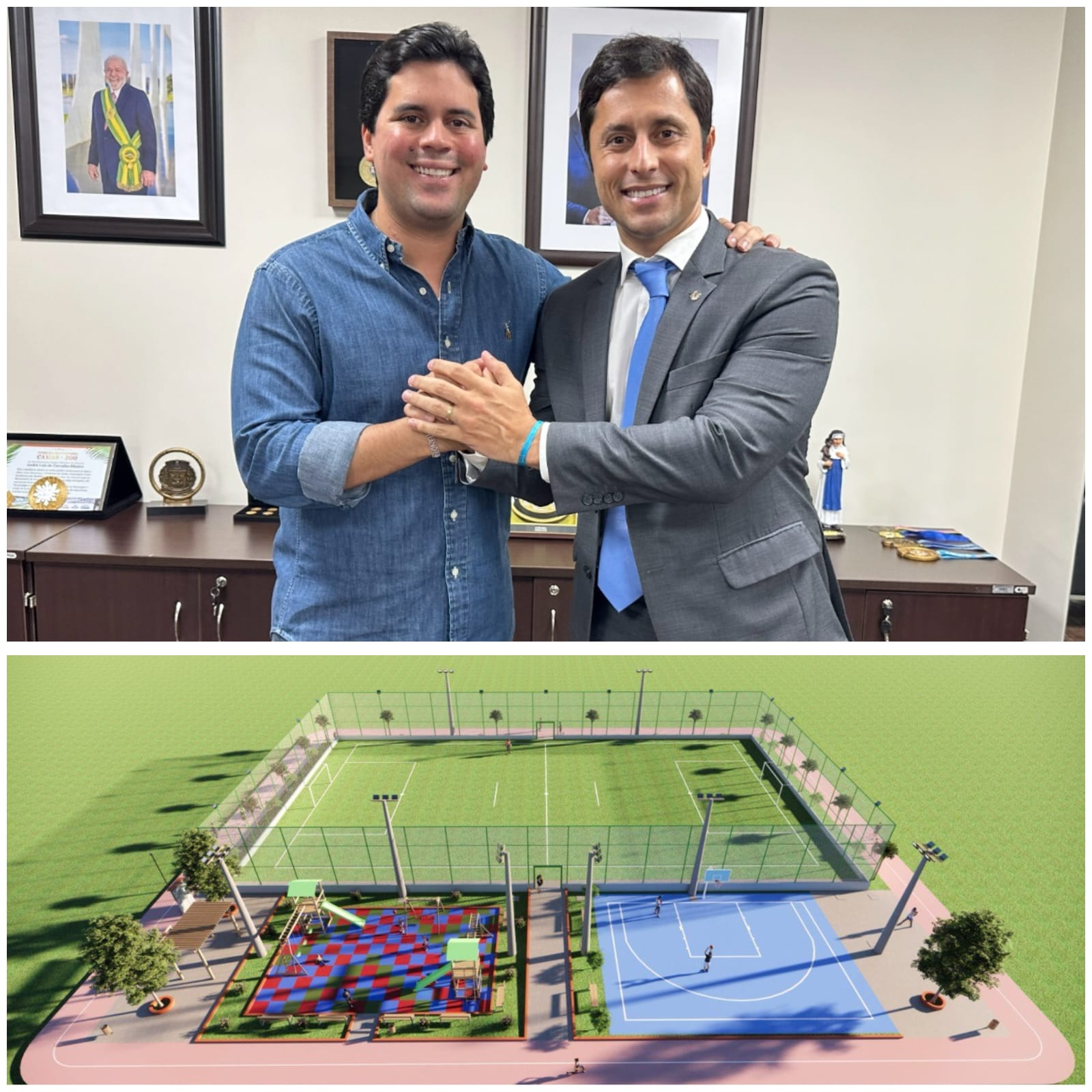 Duarte Jr. viabiliza com Fufuca Espaço Esportivo para o Polo Coroadinho Duarte Jr. viabiliza com Fufuca Espaço Esportivo para o Polo Coroadinho