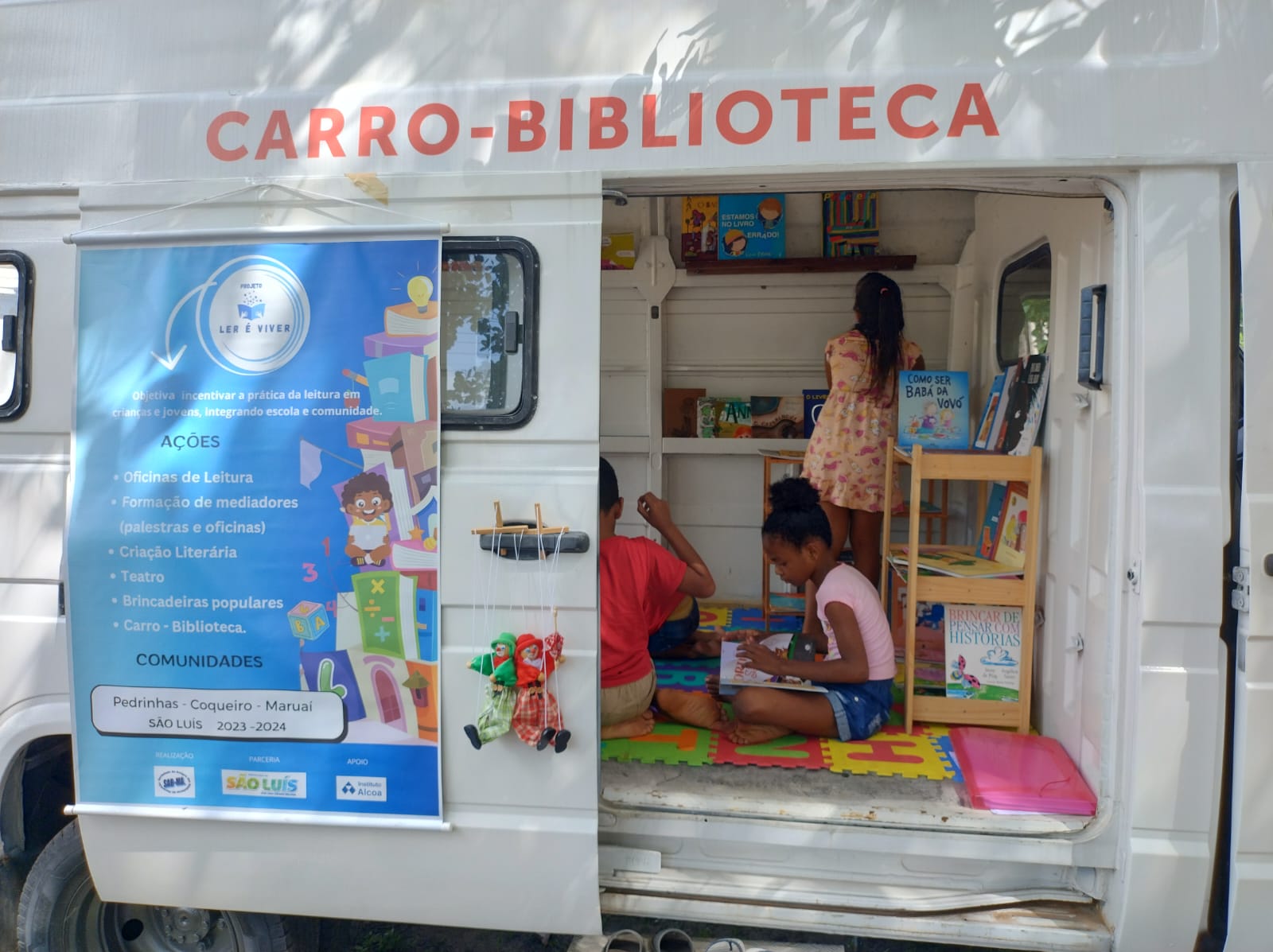 Projeto Ler é Viver realiza ‘Leitura na Páscoa’ nesta quarta-feira (27) na Vila Cabral Miranda, em Pedrinhas