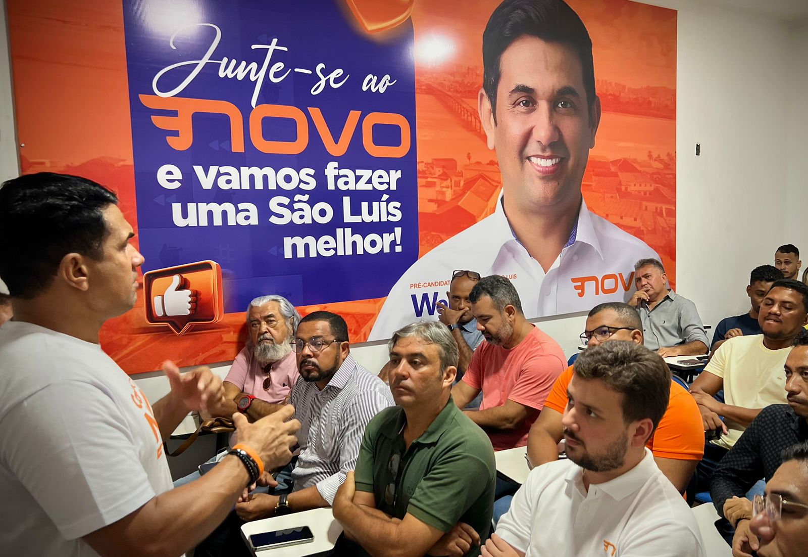 Wellington do Curso comemora grande número de filiações no Partido Novo Wellington do Curso comemora grande número de filiações no Partido Novo