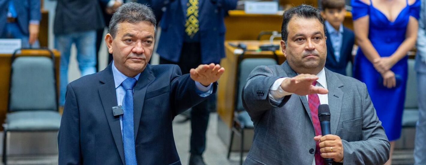 Deputados Miltinho Aragão e Adelmo Soares são empossados na Assembleia Legislativa Deputados Miltinho Aragão e Adelmo Soares são empossados na Assembleia Legislativa