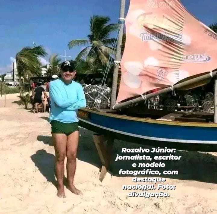 Jornalista e escritor Rozalvo Júnior (autista de alto rendimento) torna-se também modelo fotográfico.