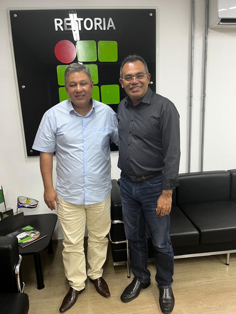 Pré-Candidato a Vereador pelo PT, Honorato Fernandes, Visita Reitor do IFMA Pré-Candidato a Vereador pelo PT, Honorato Fernandes, Visita Reitor do IFMA