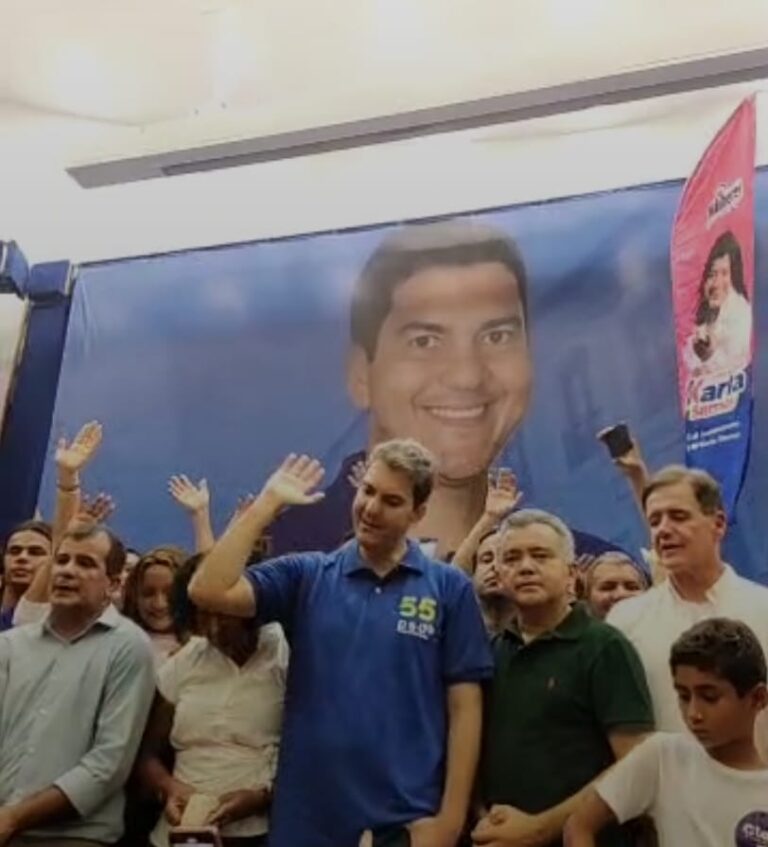 Durante convenção, Braide diz que não se preocupa com a questão de Esmênia Durante convenção, Braide diz que não se preocupa com a questão de Esmênia