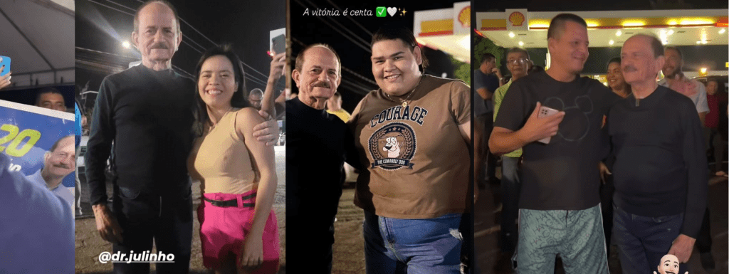 ‘Flopou’ – Com roupa de velório, Julinho fiasca em primeiro ato de campanha… ‘Flopou’ – Com roupa de velório, Julinho fiasca em primeiro ato de campanha…