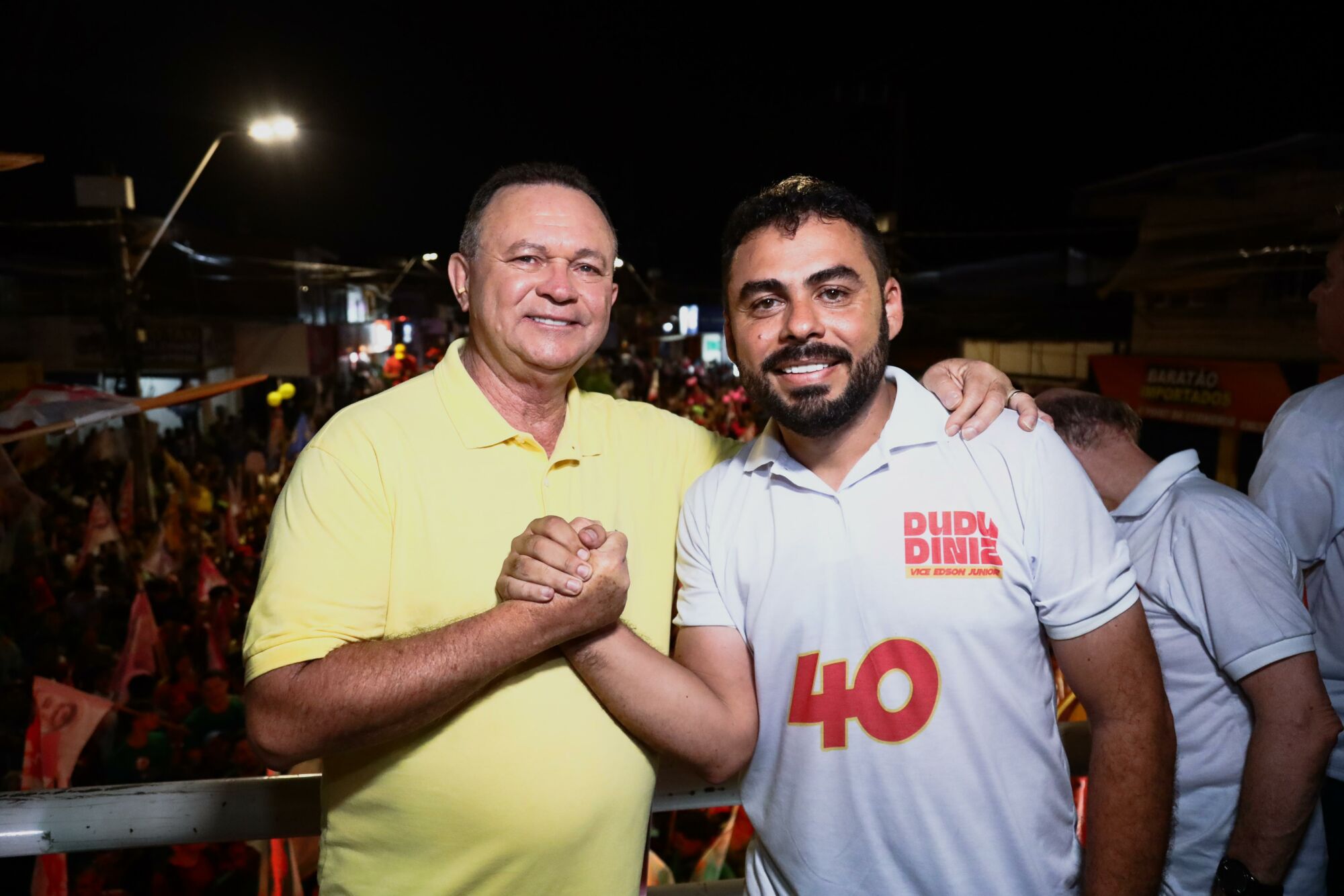 Em caminhada com governador Brandão, São José de Ribamar virou um mar de apoiadores de Dudu Diniz Em caminhada com governador Brandão, São José de Ribamar virou um mar de apoiadores de Dudu Diniz
