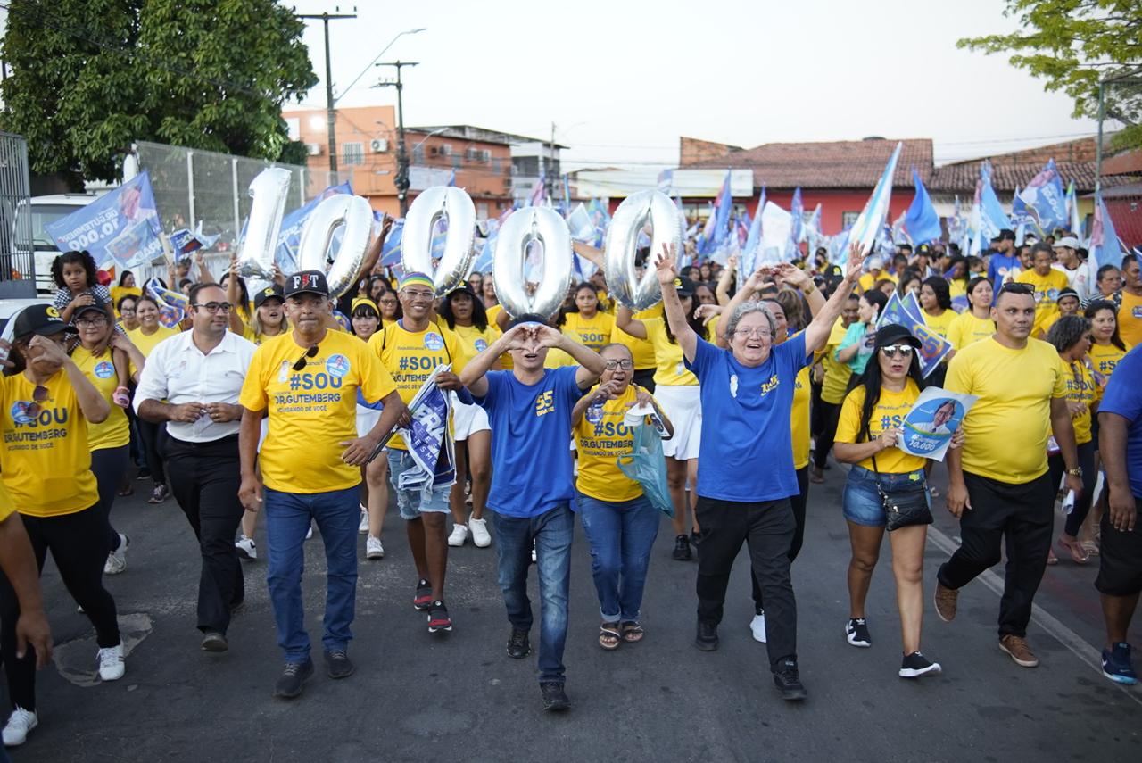 Dr. Gutemberg finaliza campanha à reeleição arrastando uma multidão pelo Santa Cruz e Radional e deve ser um dos mais votados Dr. Gutemberg finaliza campanha à reeleição arrastando uma multidão pelo Santa Cruz e Radional e deve ser um dos mais votados