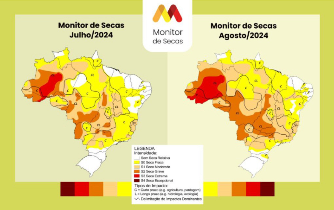Monitoramento mostra avanço da seca no Maranhão Monitoramento mostra avanço da seca no Maranhão