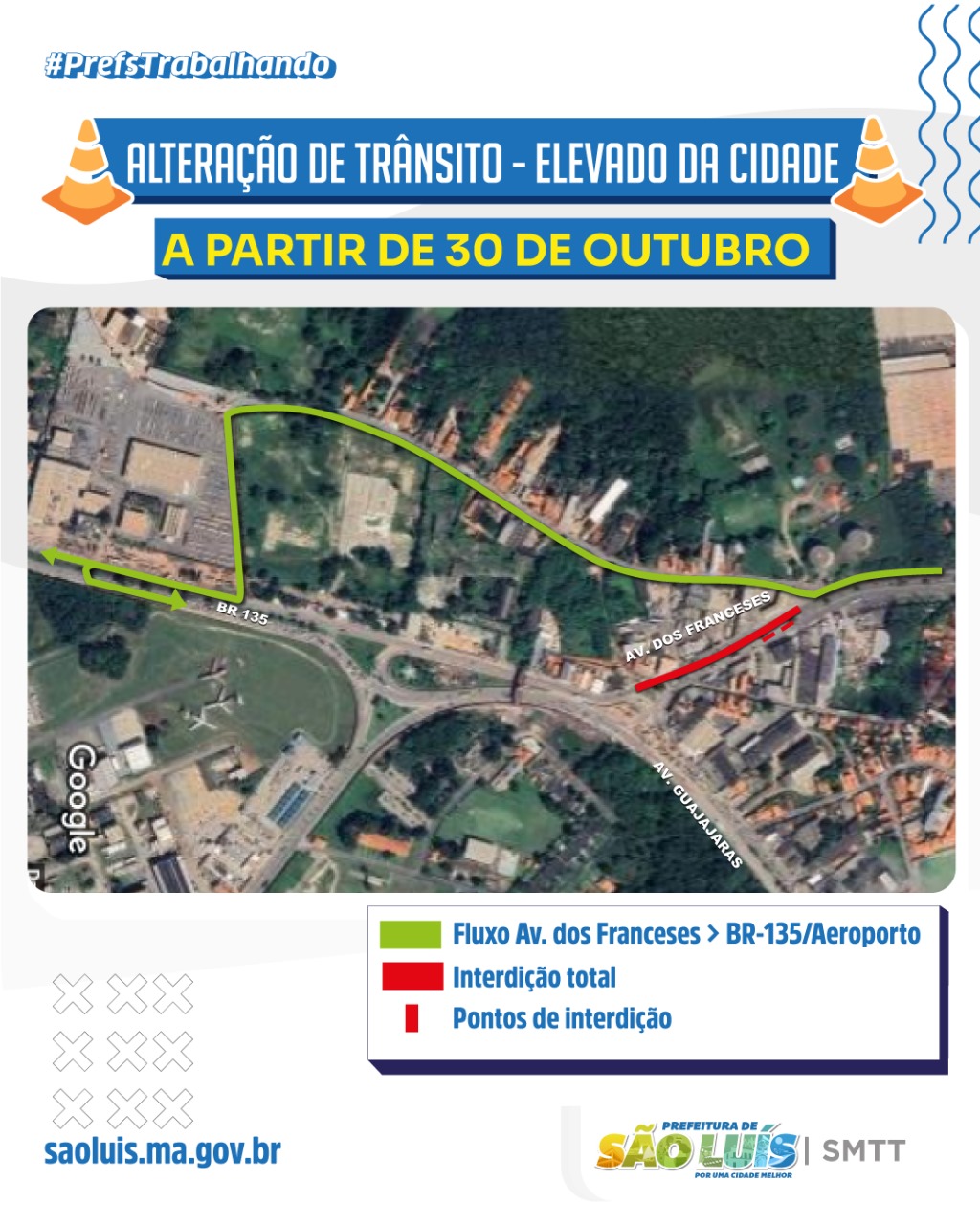 SMTT realiza nova intervenção de trânsito na região do Elevado da Cidade SMTT realiza nova intervenção de trânsito na região do Elevado da Cidade