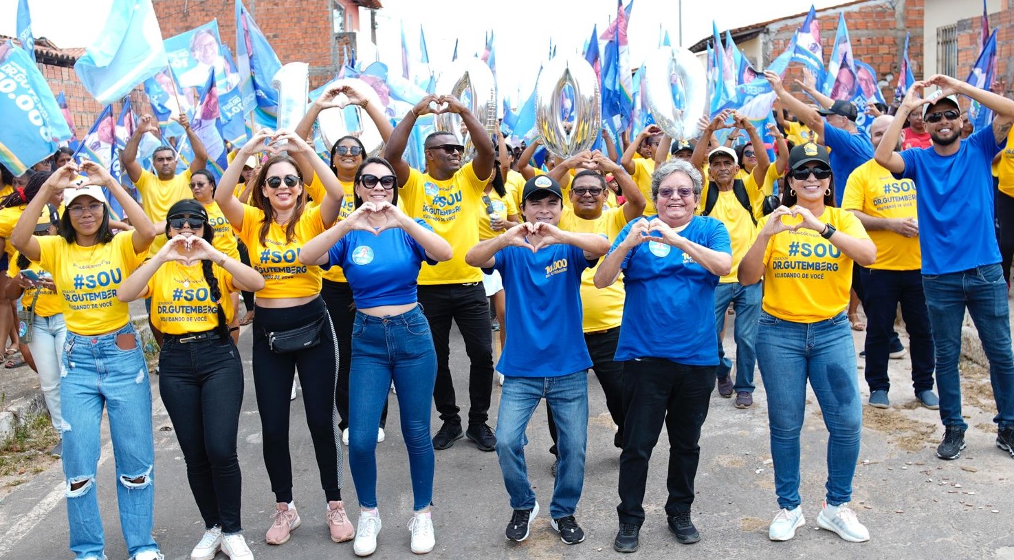 Dr. Gutemberg promove duas grandes caminhadas consolidando seu nome à reeleição a vereador em São Luís Dr. Gutemberg promove duas grandes caminhadas consolidando seu nome à reeleição a vereador em São Luís