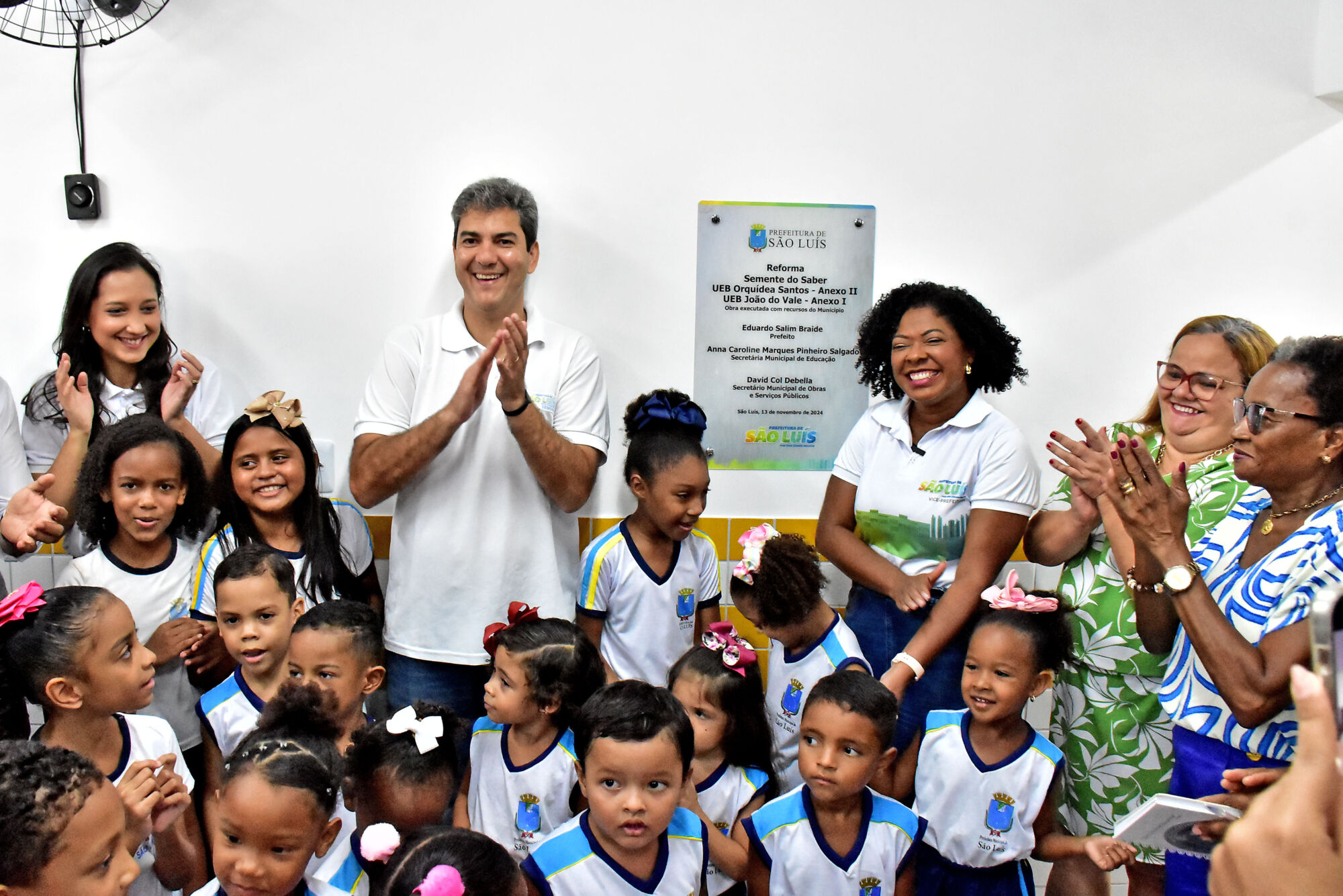 Prefeito Eduardo Braide segue com cronograma de entrega de obras e inaugura mais duas escolas reformadas na área Itaqui-Bacanga Prefeito Eduardo Braide segue com cronograma de entrega de obras e inaugura mais duas escolas reformadas na área Itaqui-Bacanga