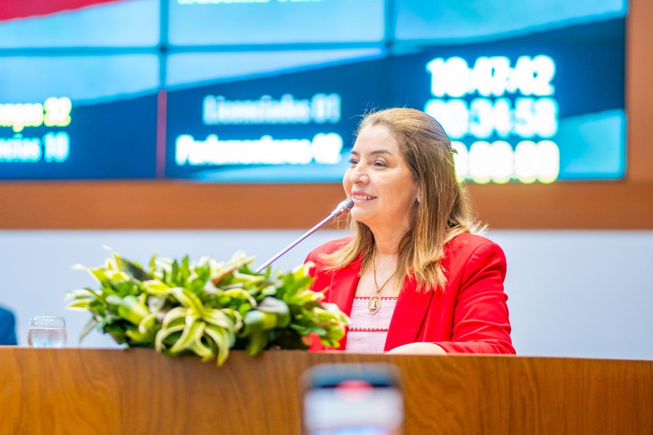 Presidente Iracema Vale reafirma compromisso pelo Maranhão após reeleição histórica na Assembleia Presidente Iracema Vale reafirma compromisso pelo Maranhão após reeleição histórica na Assembleia